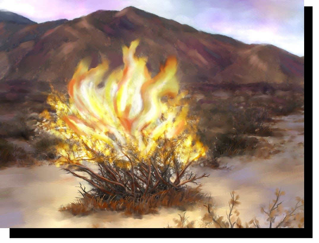 You are currently viewing Moses at the Burning Bush (Exodus 3:1-22)